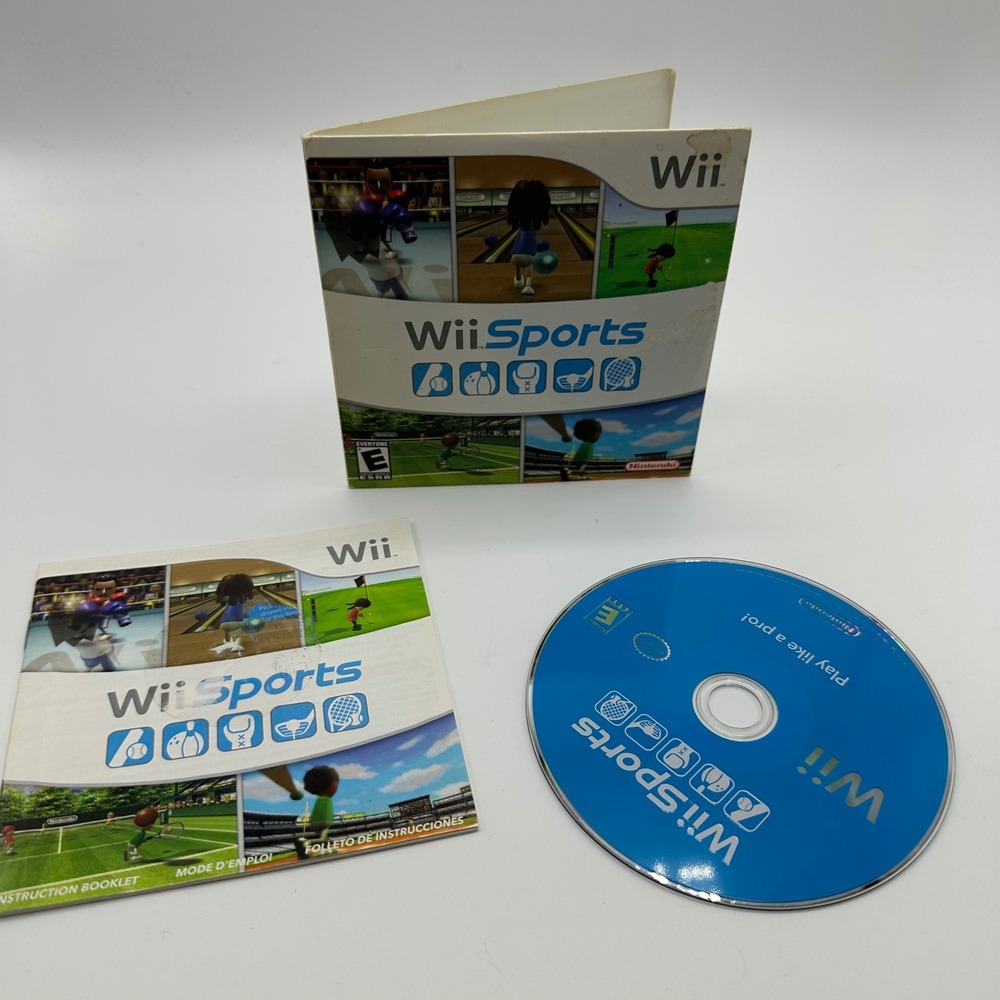 Nintendo Wii 2006 Sports Game With Cardboard Sleeve - Complete With Manual